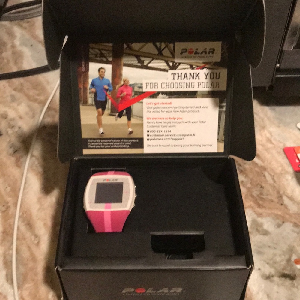 Polar watch and heart rate monitor